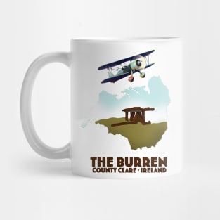 County Clare The Burren Ireland travel poster Mug